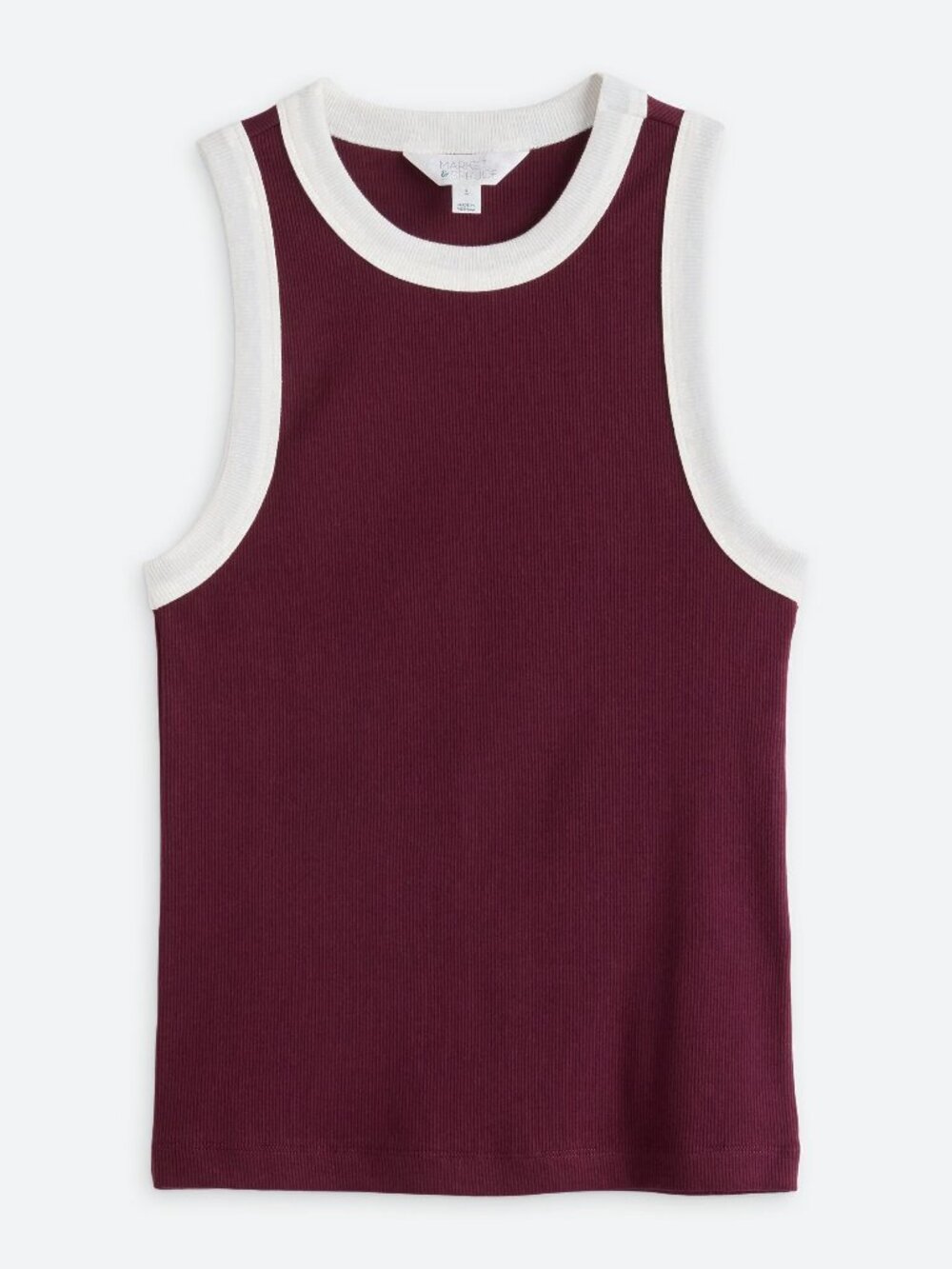 Market & Spruce- Molli Ribbed High Neck Tank